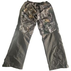 Game Winner hunting pants Men's M in a Realtree Xtra elastic waist NetLining